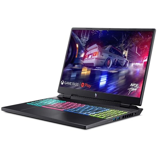 acer 2023 Gaming Laptop | Nitro 16 | Intel Core i7-13620H 10-Core | NVIDIA GeForce RTX 4050 6GB | 64GB DDR5 | 4TB SSD | 16" 1920 x 1200 165Hz | Win11 Home - Wi-Fi 6 - RGB Backlit KB - Obsidian Black 3