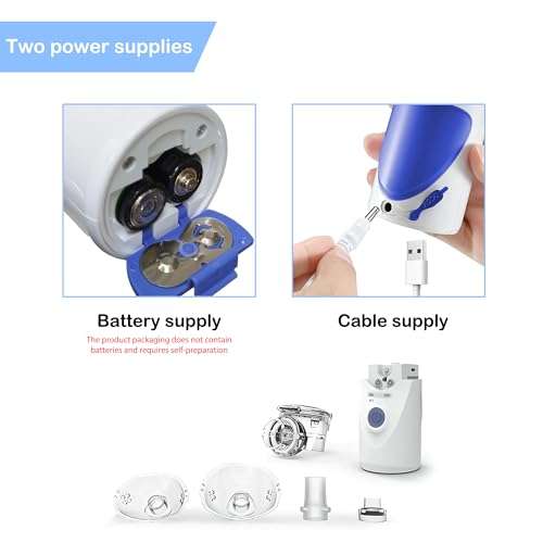 Portable Nebulizer for Adults and Children, Handheld mesh Nebulizer for Respiratory Problems 5