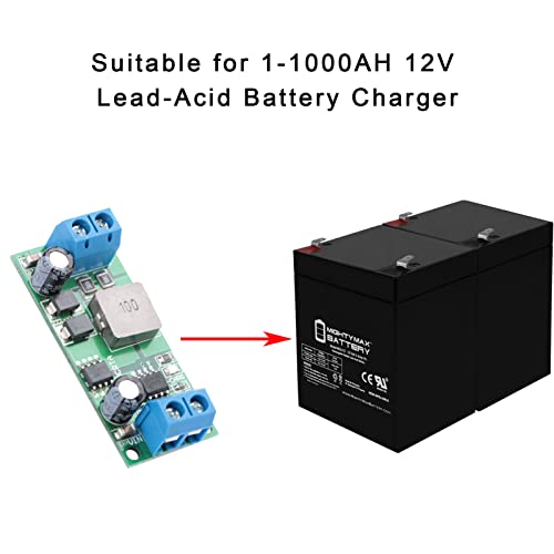 3A 12V 1-1000AH Lead-Acid Battery Charger, Accumulator Lead Acid Battery Cell Storage Module, Battery Charger Module (Terminal Included) 3
