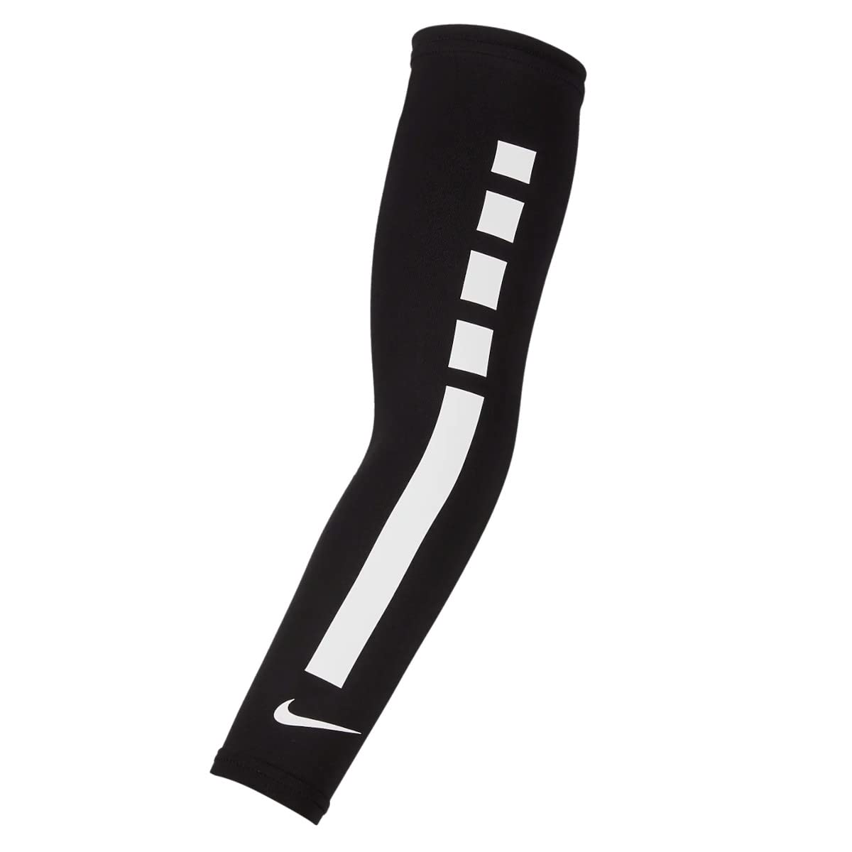NIKE Unisex Pro Elite Sleeve 2.0 Elite Sleeve, black/white, Large-X-Large