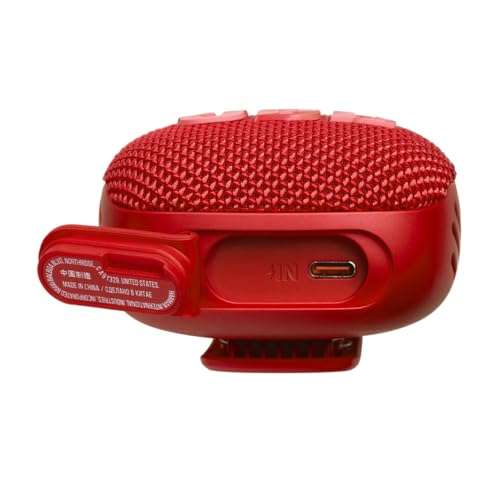 JBL Wind 3S - Slim Handlebar Bluetooth Speaker (Red) 5