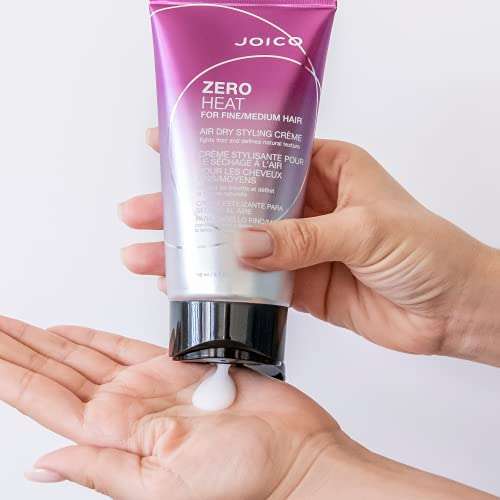 Joico Zero Heat Air Dry Styling Crème | For Fine to Medium Hair | 24 Hour Humidity Control | Tames Frizz & Enhances Texture | Boost Shine | Reduce Drying Time | 5.1 Fl Oz 3