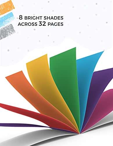 Scrapbooks for Kids | A4 Size Scrapbook | 32 Pages | Colorful Scrapbook Paper for Birthday, School, | Set of 12 Scrapbooking Books 6