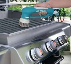 MaxWorks 70476 2-Piece Hard Metal Brush Set For Portable Cordless Multi Function Scrubber/Cleaning Kit 6