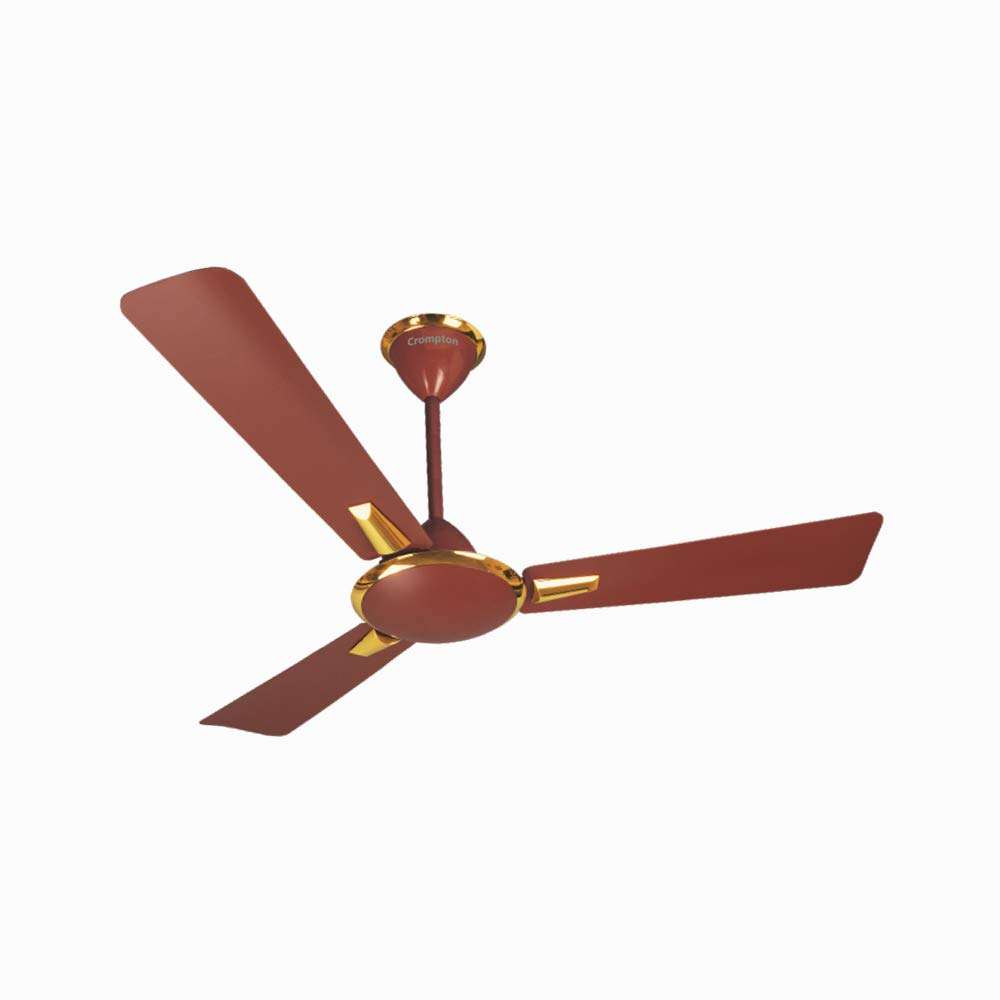 Crompton Aura 1200 mm (48 inch) High Speed Decorative Ceiling Fan (Brown) 1