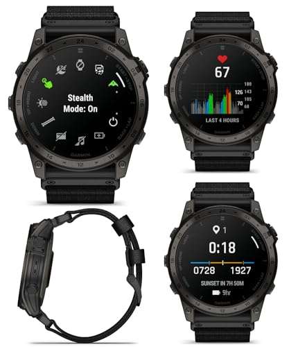 Wearable4U Garmin tactix 7 Pro Ballistic GPS Tactical Smartwatch Bundle (tactix 7 Pro Ballistic, +Black Earbuds) 2