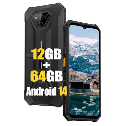 Ulefone Rugged Smartphone Unlocked Armor X8 2022 (4GB+ 64GB) Android 11 Octa-core Mobile Phone, 13MP Four Camera 5.7 inch HD+ Screen 5080mAh Battery, Dual SIM Waterproof Smartphones Unlocked for US 1
