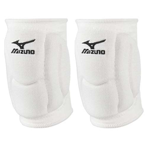Mizuno Elite 9 SL2 Volleyball Kneepad, White, Large 1