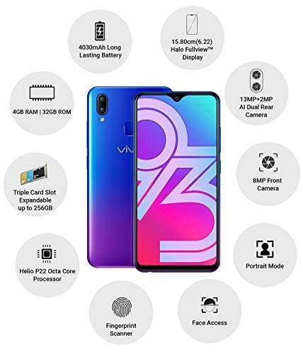 Vivo Y93 1815 (Nebula Purple, 4GB RAM, 32GB Storage) 3