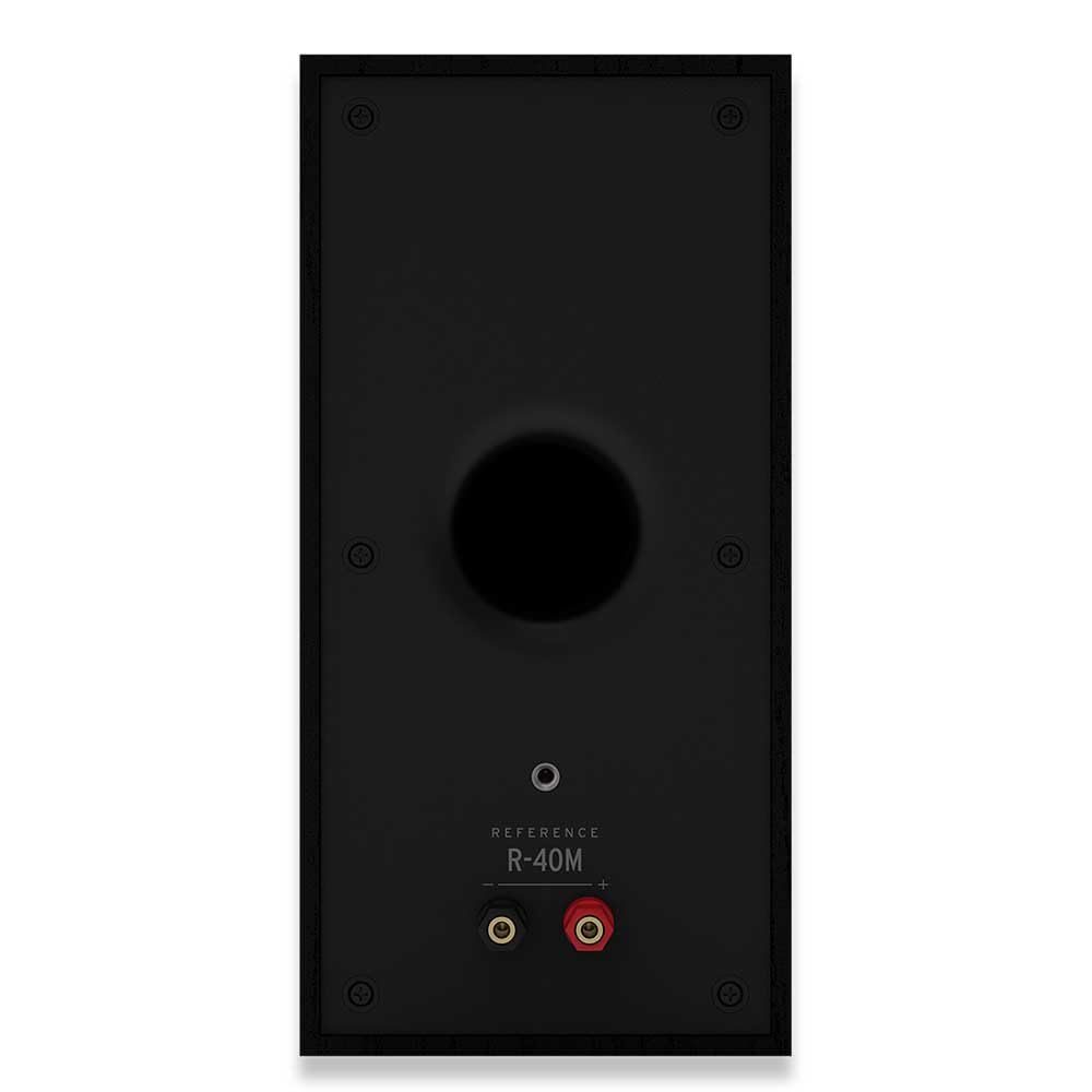 klipsch Reference Next-Generation R-40M Horn-Loaded Bookshelf Speakers with 4” Spun-Copper Woofers for Best-in-Class Home Theater Sound in Black 2