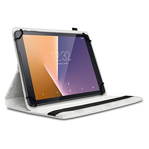 TGK Rotating Cover for iBall Slide 3G 6095-D20 Tablet 7 inch, 8GB, Wi-Fi+3G+Voice Calling (White) 360 Degree Universal 3 Camera Hole Leather Stand Case 2