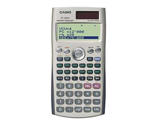 Casio FC-200V-S-IH Financial Calculator 1