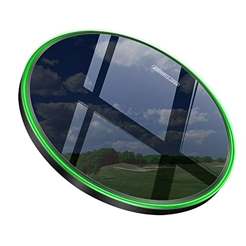 SCCVEE Wireless Charger, Qi 30W Max Fast Wireless Charging Pad Compatible with iPhone 13/12/12 Pro/12 Mini/12 Pro Max/SE 2020/11,Samsung Galaxy S22/S21/S20/Note 10/S10,AirPods Pro(No AC Adapter) 1