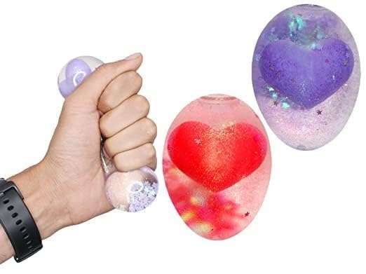 AASA Rainbow Stress Balls Toy Squishy Stress Ball Toys for Stress Relief for Kids and Adults Playing Fun Toy Set of 1Pcs Multicolor 5