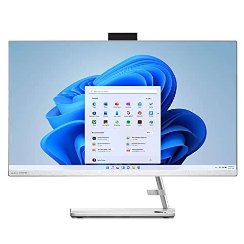 Lenovo IdeaCentre AIO 3 12th Gen Intel i5 27" FHD IPS 3-Side Edgeless All-in-One Desktop with Alexa Built-in (16GB/512GB SSD/Win11/MS Office 2021/IR Camera/Wireless Keyboard & Mouse) F0GJ00F5IN 1