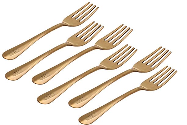 KBB Brass Fork Premium Plain (Pack of 6) 5