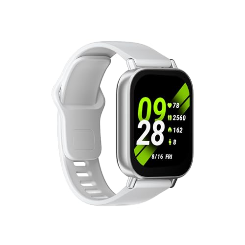 Redmi Watch 5 Active, 2 Display, Metal Body, 18 Day Battery, Bluetooth Calling, Advanced AI Noise Cancellation, Alexa, Silver
