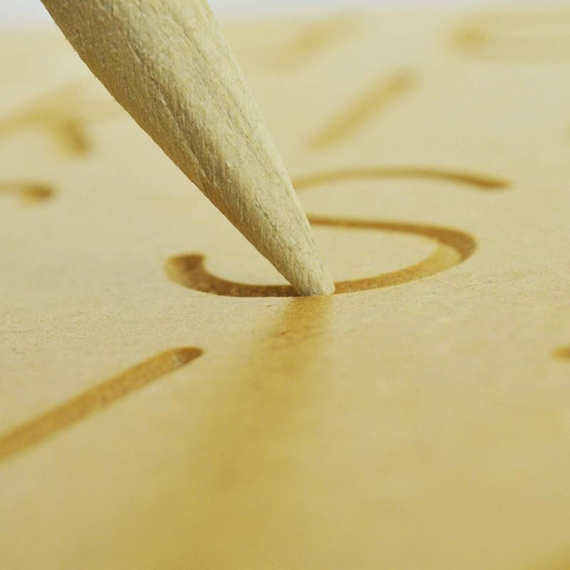 LUXURY ARTS Wooden Tracing Board for Kids | Montessori Pre-Writing Practice Board | Fine Motor Skill Development & Handwriting Learning Toy | Eco-Friendly Educational Toy for Toddlers (5) 5