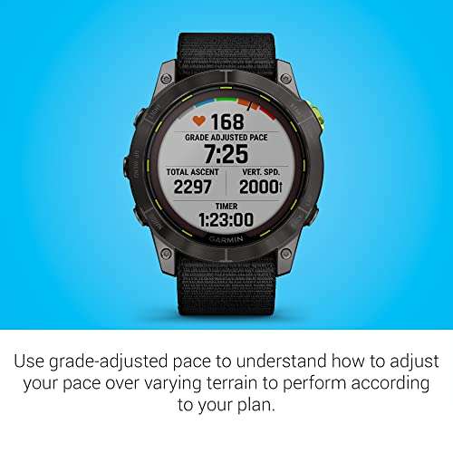 Garmin Enduro™ 2 – Ultraperformance Watch, Long-Lasting GPS Battery Life, Solar Charging, Preloaded Maps 5