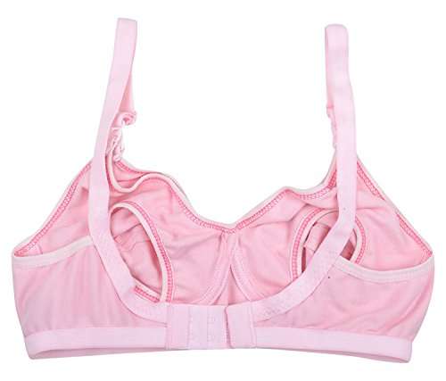 Fabme Women's cotton Full Cup Nursing Bra (Po3-BR0014_Pink_30B) 3