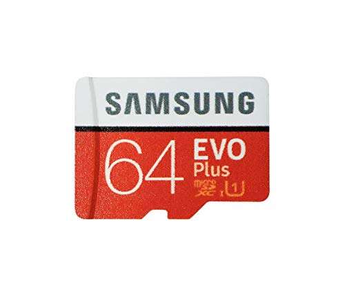 Samsung Micro 64GB Evo Plus Memory Card Class 10 Works with Android Phone - Galaxy Galaxy A20s, A20, A10, A70 (MB-MC64) Bundle with (1) Everything But Stromboli MicroSD & SD Card Reader 2