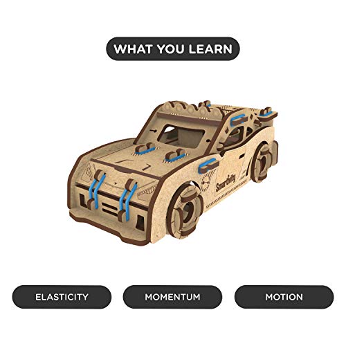 Smartivity Stemwheels Rally Racer Stem Educational Diy Fun Toys, Educational & Construction Based Activity Game For Kids 6 To 14, Gifts For Boys & Girls, Made In India, Multicolor 4