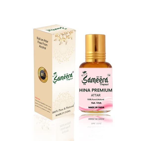 Sameera Hina Premium Attar 10ml Roll-on Alcohol-Free Perfume Fragrance scent for Men & Women 3
