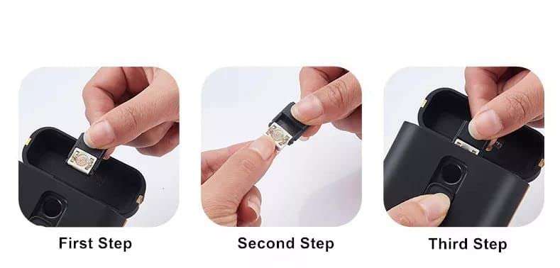 BEBO CREATIONS Slim Cigarette Case with Lighter,Cigarettes Box Portable 18 pcs Only for Slim Long Cigarettes,Windproof,Inbuilt Electric Lighters,Lighter for Smoking (Cigarettes Not Included) 6