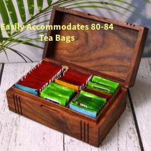 India House Wooden Box Tree Of Life Keepsake Storage Multi Utility Hand Carved| Multipurpose Box| Jewelry Box (8 inch) 3