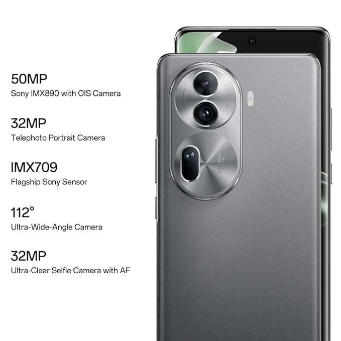 Oppo Reno 11 Pro 5G (Rock Grey, 12GB RAM+ 256GB Storage) 3