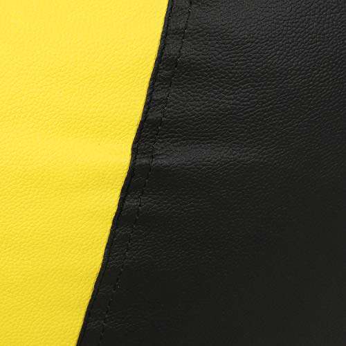 Skyshot Classic Bean Bag Filled with Beans/Fillers (XXL, Black & Yellow) 5