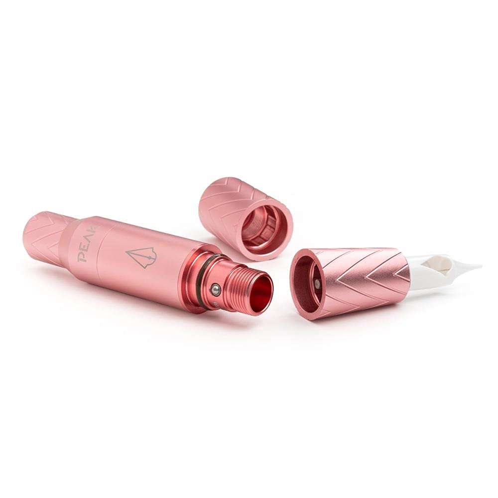 Peak - Elara Pen Permanent Makeup Machine - Pink - Sleek, Ultra-Lightweight Tattoo Machine, Fully Adjustable Features for Permanent Eyeliner & Lip Blushing 5