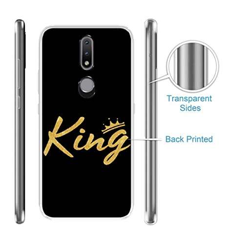 Amazon Brand - Solimo Designer Multicolor King Printed Soft Back Case Mobile Cover for Nokia 2.4 4