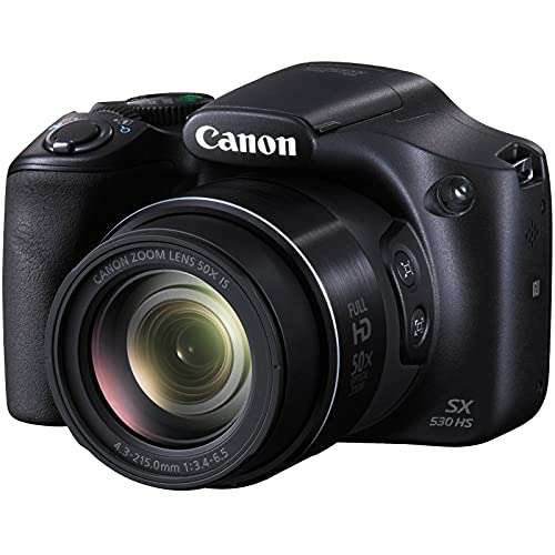 Canon PowerShot SX530 HS Wi-Fi Digital Camera with 32GB Card + Case + Flash + Battery & Charger + Tripod + Kit (Renewed) 2