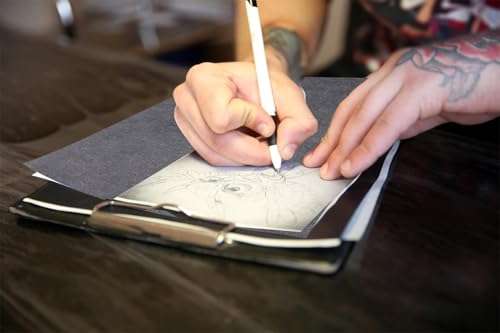 Selizo 100 Sheets Black Carbon Transfer Tracing Paper for Wood, Paper, Canvas and Other Art Surfaces (9 x 13 Inches) 5