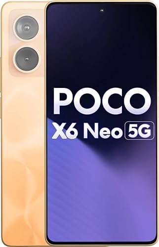 POCO X6 Neo 5G (Martin Orange, 12GB RAM, 256GB Storage) 1