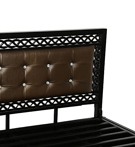A1 Star Furniture Metal Bed with Hydraulic Storage Couple King Size Bed Texture Finish - Colour Black Colour Type: Powder Coated. Mattress Included |HDFKBMS108| 4
