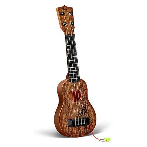Hony Kids Toy Classical Ukulele Guitar Musical Instrument (Brown) 1