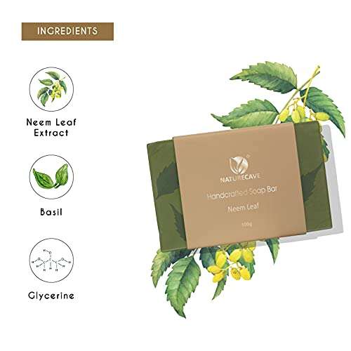 Naturercave Handmade Neem Tulsi Leaf Soap- 100 gm 3
