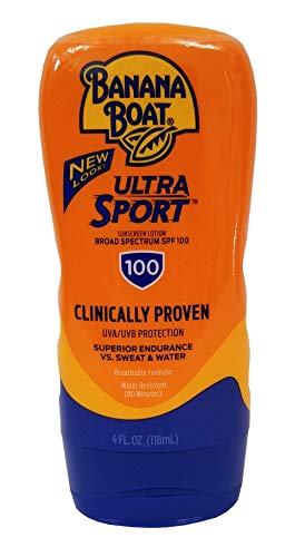 Banana Boat Sport Performance Sunscreen Lotion SPF 100, 4-ounce Bottles by Banana Boat 1