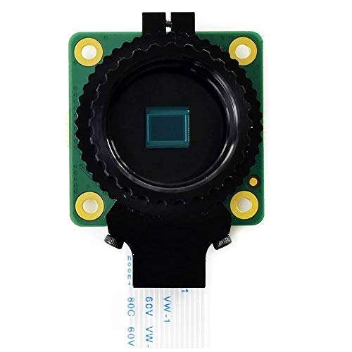 Raspberry Pi HQ Camera Module for Raspberry Pi 4 3 Model B, with 12.3MP IMX477 Sensor Supports C- and CS-Mount Lenses,High Resolution and Sensitivity,Alternative for Camera Module V2 2