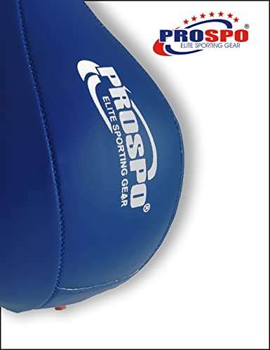 Prospo Synthetic Speed Ball Size No:10 Speed Ball, Speed Punch Ball for Sports Fitness Boxing Training Bag (Blue) 4
