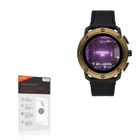 BoxWave Screen Protector Compatible with Diesel On Axial - ClearTouch Anti-Glare (2-Pack), Anti-Fingerprint Matte Film Skin 1