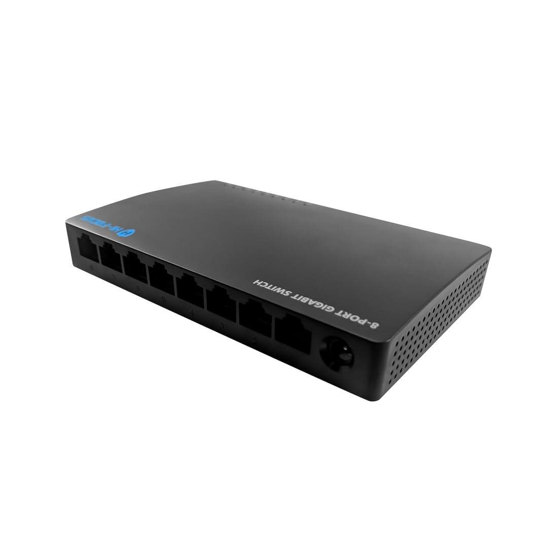 HI-Focus 8-Port 10/100/1000Mbps Gigabit Ethernet Switch | Reliable Switching Performance| RJ45 Connector | Switch Capacity: 16 Gbps/Network Switch (Black) 1