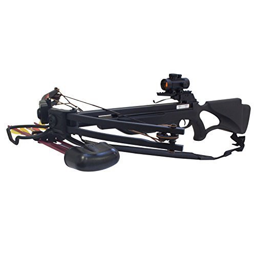 Southland Archery Supply SAS Terrain 175lbs Crossbow Red Dot Scope Package (Black) 1