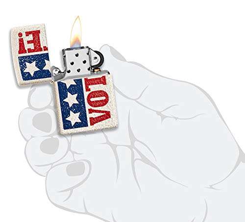Zippo Vote Design Mercury Glass Pocket Lighter, One Size 5