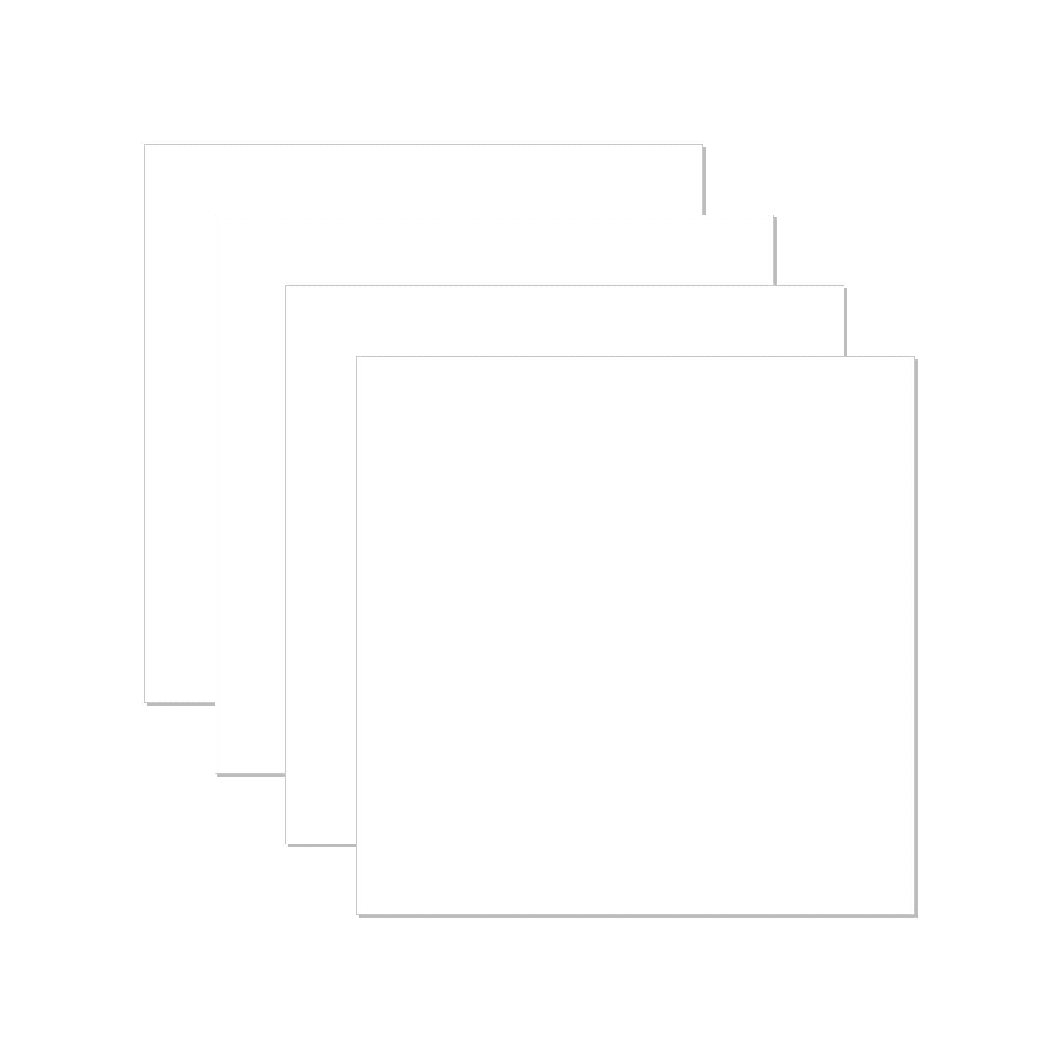 Umi. 2mm Clear Transparent Plexiglass Acrylic Sheet for DIy Crafts, Signs and Home Decor (A4 size (3pc)) 1