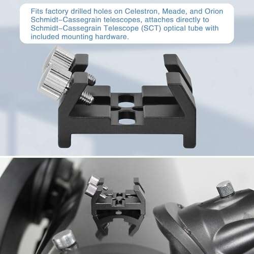 Alstar Universal Dovetail Base for Finder Scope - Ideal for Installation of Finder Scope, Green Laser Pointer Bracket 6