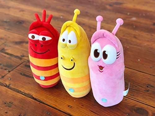 Commonwealth Toys Larva 12" Plush Yellow W/Sound 3