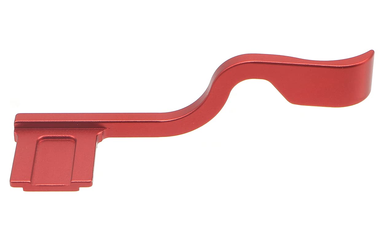 HITHUT Hot Shoe Thumb-up Grip for Fujifilm X-T4 XT4 Camera Red 4